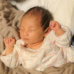 寝てる赤ちゃん