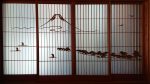 富士山が描かれた障子