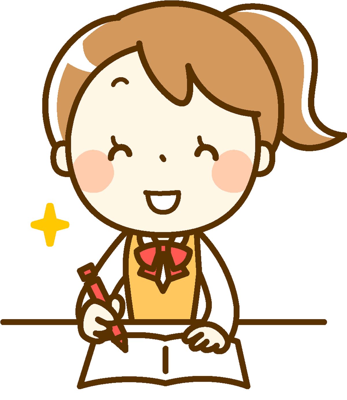 楽しく勉強している塾生のイメージ